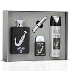 Lattafa Pride Ishq Al Shuyukh Silver Giftset EDP 100ml + 20ml + Deodorant 200ml