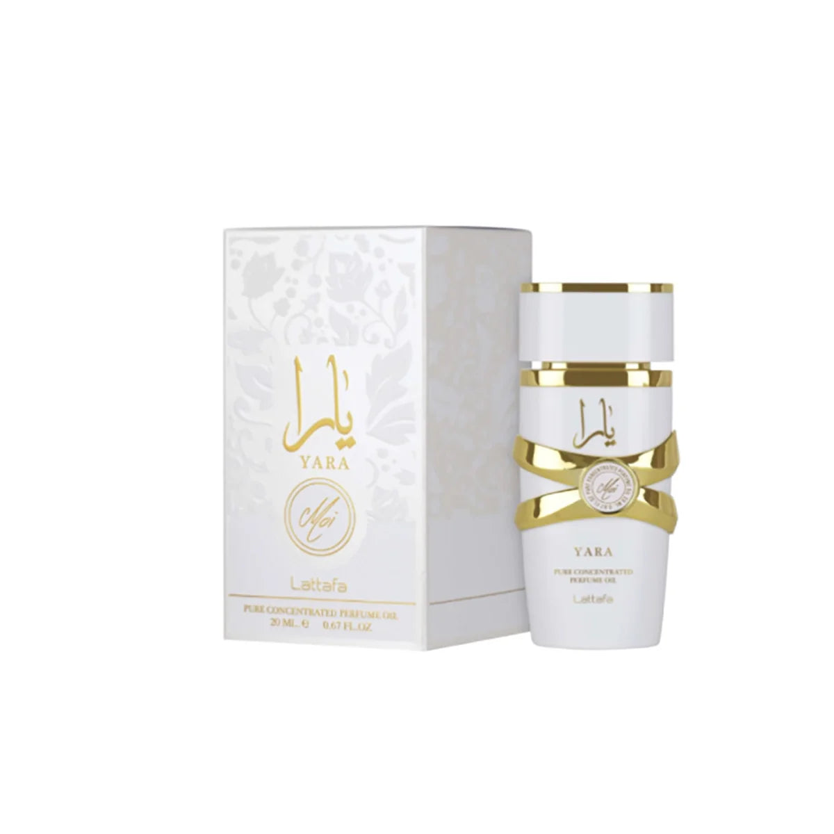 Lattafa Yara Moi Pure Concentrated Perfume Oil for Women 0.67 Fl Oz
