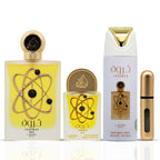 Lattafa Pride Tharwah Gold Giftset EDP 100ml + 20ml + Deodorant 200ml Women Fragnance
