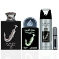 Lattafa Pride Ishq Al Shuyukh Silver Giftset EDP 100ml + 20ml + Deodorant 200ml