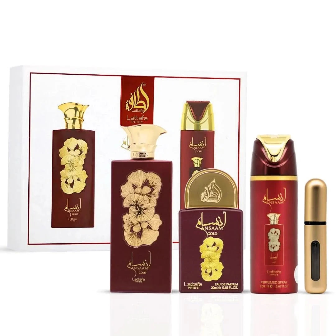 Lattafa Pride Ansaam Gold Gift Set