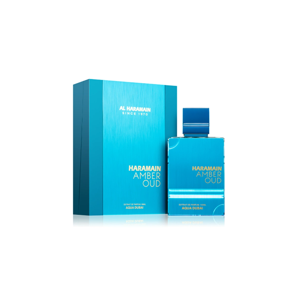 alharamainamberoud Al Haramain Amber Oud Aqua Dubai Extrait 60ml - Image 1